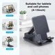 Складна підставка-тримач для смартфону Folding desktop phone stand чорна - зображення 7