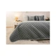 Покривало Руно двостороннє декоративне Velour Dark Grey ромб 150х220 см (360.55_Dark Grey ромб) - зображення 4