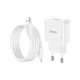Зарядний пристрій HOCO C106A charger set(iP) White (6931474783899) - зображення 1