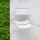 Держатель для туалетной бумаги клеящийся MBM HOME BP-44 WHITE/GRAY бело-серый - изображение 5