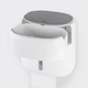 Держатель для туалетной бумаги клеящийся MBM HOME BP-44 WHITE/GRAY бело-серый - изображение 14