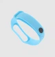 Ремешок Xiaomi Mi Band 4 / 3 силиконовый однотонный браслет Голубой 2418P - изображение 2