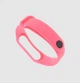 Ремешок Xiaomi Mi Band 4 / 3 силиконовый однотонный браслет Розовый 2418P - изображение 2