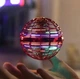 Летающий шар спинер HD 5SI детская игрушка мяч бумеранг с LED подсветкой и пультом, Красный - изображение 3