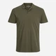 Поло длинное мужское Jack & Jones 12136516 S Хаки (5713736541253) - изображение 7