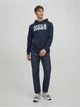 Худи мужское Jack & Jones 12152840 S Темно-синее (5714487361855) - изображение 3