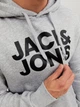 Худі чоловіче Jack & Jones 12152840 XL Сіре (5714487362623) - зображення 5