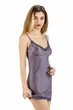 Нічна сорочка жіноча з мікрофібри та мережива Felisiya Lingerie Пурпурний 143-366 S - зображення 4