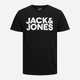 Футболка хлопковая длинная мужская Jack & Jones 12151955-3 M Black (5715424112042) - изображение 7