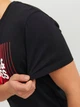 Футболка хлопковая длинная мужская Jack & Jones 12233999 L Black (5715368482393) - изображение 6