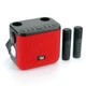 Портативная колонка TG545DK 10W с фонариком и двумя микрофонами Red - изображение 1