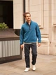 Толстовка на флисе мужская Uniqlo 292586154 M Синяя (1159798192) - изображение 3