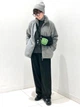 Куртка демисезонная Шерпа мужская Uniqlo 733963043 3XL Серая (1159801969) - изображение 5
