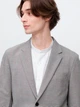 Пиджак мужской Uniqlo 174123487 XS Серый (1159802131) - изображение 4