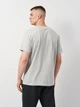 Футболка хлопковая длинная мужская New Balance Small Logo MT41509AG L Серая (196941810553) - изображение 3