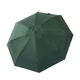 Міні-парасолька жіноча Lesko 190T Dark Green кишеньковий з чохлом капсулою - зображення 4