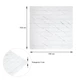 3D панель стінова самоклеюча Sticker Wall marble square 700х770х3мм D (3DPanda-2262) - изображение 3