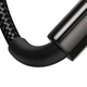 Кабель Baseus Tungsten Gold Fast Charging Data Cable USB to Type-C 100W 20V 5A 1м (CAWJ000001) Black - зображення 2