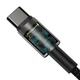 Кабель Baseus Tungsten Gold Fast Charging Data Cable Type-C to Type-C 100W 20V 5A 1м (CATWJ-01) Black - изображение 6