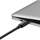 Кабель Baseus Tungsten Gold Fast Charging Data Cable Type-C to Type-C 240W 2м (CAWJ040101) Black - изображение 4