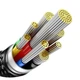 Кабель Baseus Tungsten Gold Fast Charging Data Cable Type-C to Type-C 240W 2м (CAWJ040101) Black - изображение 6