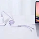 Кабель Baseus Bright Mirror 2 Series Retractable 3-in-1 Data Cable Type-C to Lightning+Type-C+MicroUSB 100W 1.1м (CAMJ010205) Purple - зображення 2