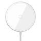 Бездротовий зарядний пристрій Baseus Simple Mini Magnetic Wireless Charger с технологією Qi 15W (WXJK-F02) White - изображение 3