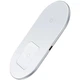Бездротовий зарядний пристрій Baseus Simple 2in1 For Phone + Pods Pro Wireless Charger с технологією Qi 15W (WXJK-C02) White - зображення 2