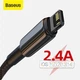 Кабель Baseus Tungsten Gold Fast Charging Data Cable USB to Lightning 2.4A 2м (CALWJ-A01) Black - изображение 7