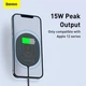 Бездротовий зарядний пристрій Baseus Light Magnetic Wireless Charger с технологією Qi 15W (WXQJ-01) Black - зображення 13