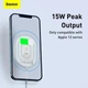 Бездротовий зарядний пристрій Baseus Light Magnetic Wireless Charger с технологією Qi 15W (WXQJ-02) White - зображення 13