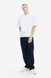 Футболка H&M Loose Fit білий 0608945001 M - изображение 2