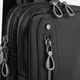 Сумка слинг через плечо мужская кожаная Tiding Bag 9801A Черная - изображение 7