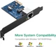 Сетевая карта UGREEN US230 Gigabit 10/100/1000Mbps PCI Express Network Adapter (UGR-30771) - изображение 2