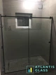 Душевая перегородка 1650х2000 мм VIZUAL GLASS SLIDE LOFT Раздвижная Левосторонняя в черной фурнитуре - изображение 6