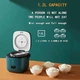 Маленька рисоварка з пароваркою ANJIELO SMART 1.2 л для 1-2 осіб для приготування рису, м'яса, локшини - зображення 5