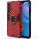 Ударостійкий чохол Transformer Ring for Magnet для Huawei P Smart (2021) (Червоний) - зображення 1