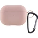 Силіконовий футляр з мікрофіброю для навушників Airpods Pro (RosyBrown) - зображення 1