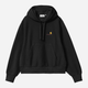 Худі жіноче Carhartt WIP American Script W I033650-89XX S Чорне (4064958867319) - зображення 1