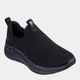 Женские слипоны Skechers 150055 BBK 38 (8US) 25 см Черные (197627538808) - изображение 2