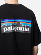 Футболка довга чоловіча Patagonia P-6 Logo Responsibili- 38504 XL Чорна (192964185227) - зображення 4