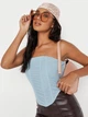 Топ Missguided CL114691 блакитний 38 - изображение 3