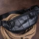 Сумка на пояс бананка чоловіча з натуральної шкіри Vintage leather-20205 Чорна - изображение 16