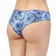 Труси-бразиліана жіночі з сатину та мережива Felisiya Lingerie Блакитний 254-061цв M - зображення 2