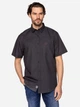 Сорочка бавовняна чоловіча Lee Cooper WILSON2-9137 XL Чорна (5904347389611) - зображення 3