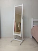 Зеркало напольное на колесиках Фацет Horn 150x46x44 см Белое HORNWW - изображение 2