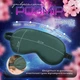 Двухсторонняя маска для сна из дышащего шелка, зелёная TM Novynka - изображение 3