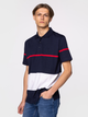 Koszulka polo męska Lee Cooper AMOS-4102 M Granatowa (5904347393298) - obraz 3