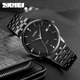 Наручные мужские классические часы Skmei 1801S (Черные) - изображение 4