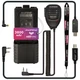 Комлект для Baofeng UV-5R: Аккумулятор 3800 mAh (BL-5) + Тангента Baofeng Speaker Mic + Кабель для зарядки + Кабель для программирования PL2303 + Ремешок на шею - изображение 1